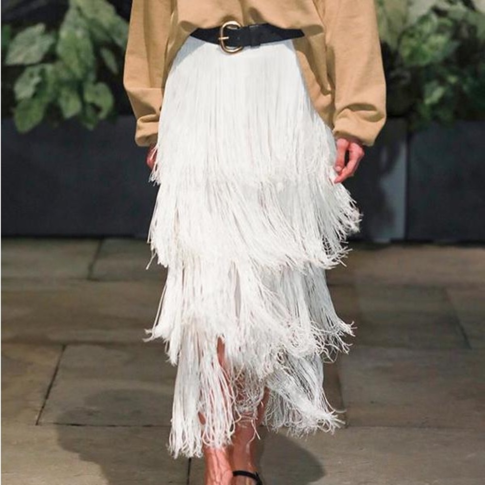 Rachel Comey Gyre Fringe Midi Skirt